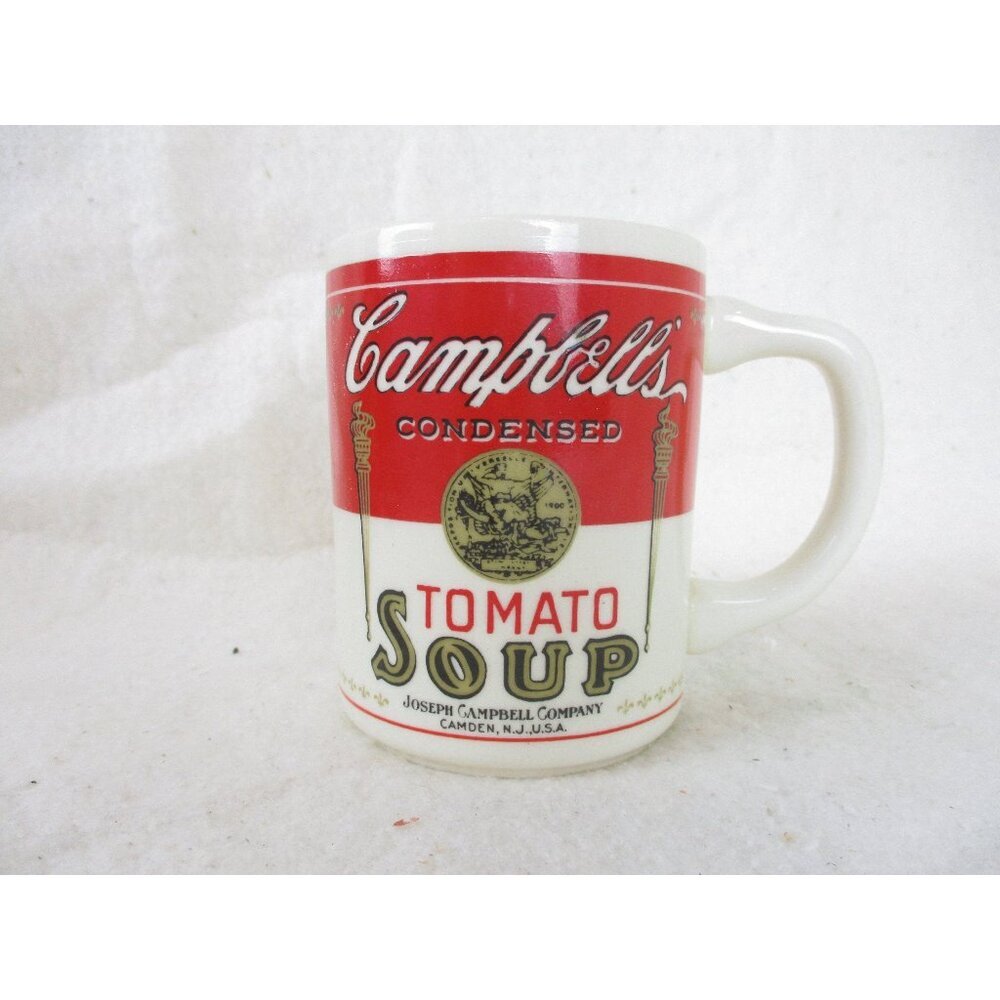Mug‎ Campbell's soup Kitchen ware classic white red